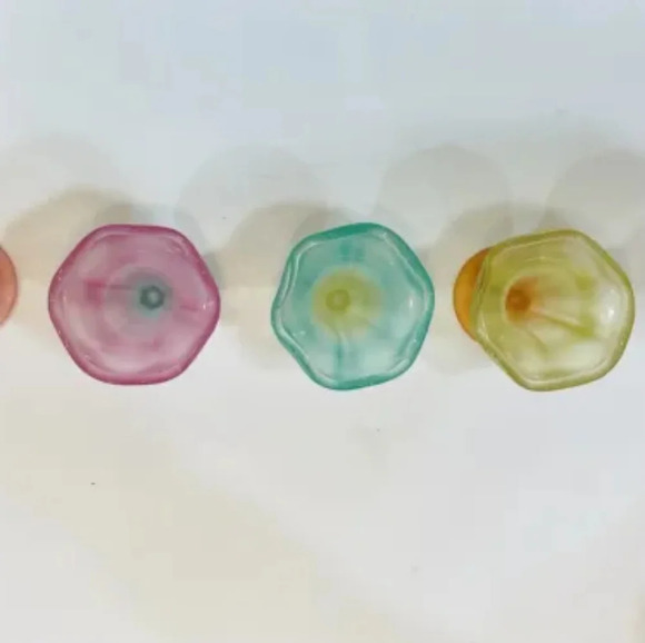 3 Libby kadink frosted ice cream/parfait glasses - Picture 3 of 9